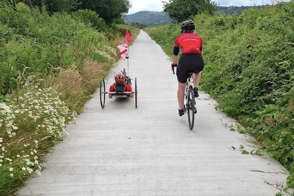 The Hartpury team completed a 180-mile cycling challenge, raising £15,000 for Goals Beyond Grass.