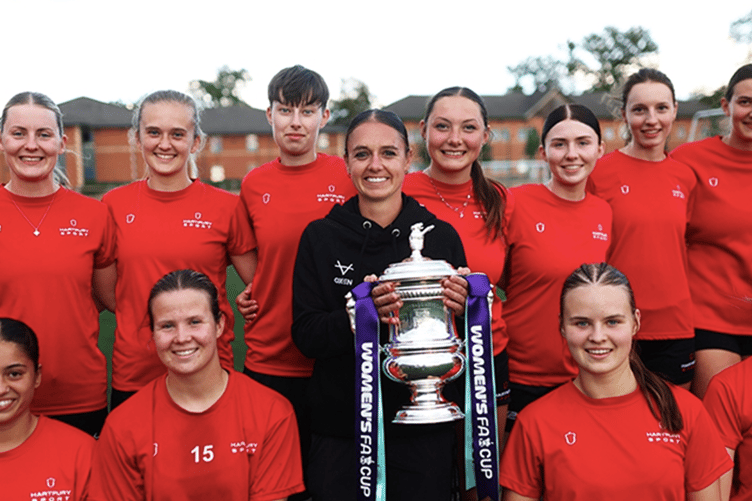 Hartpury Women made their debut in the Women’s FA Cup against Cirencester Town.