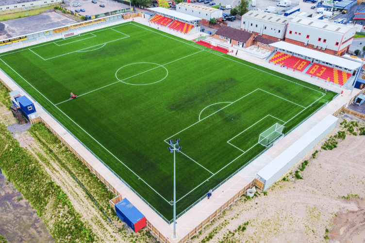Hartpury FC will play five home fixtures at Gloucester City’s KMM Energy Stadium while work is completed on their own pitch.