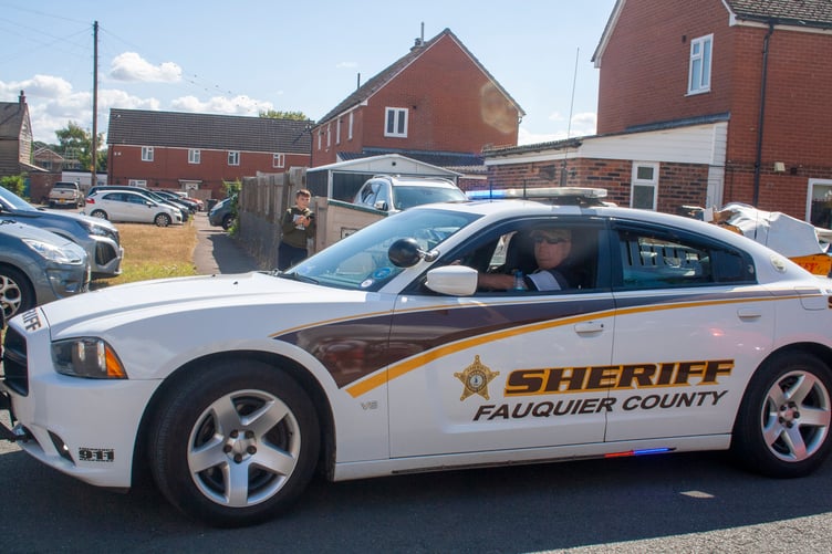 This police car spent its working life in Fauquier County, Virginia