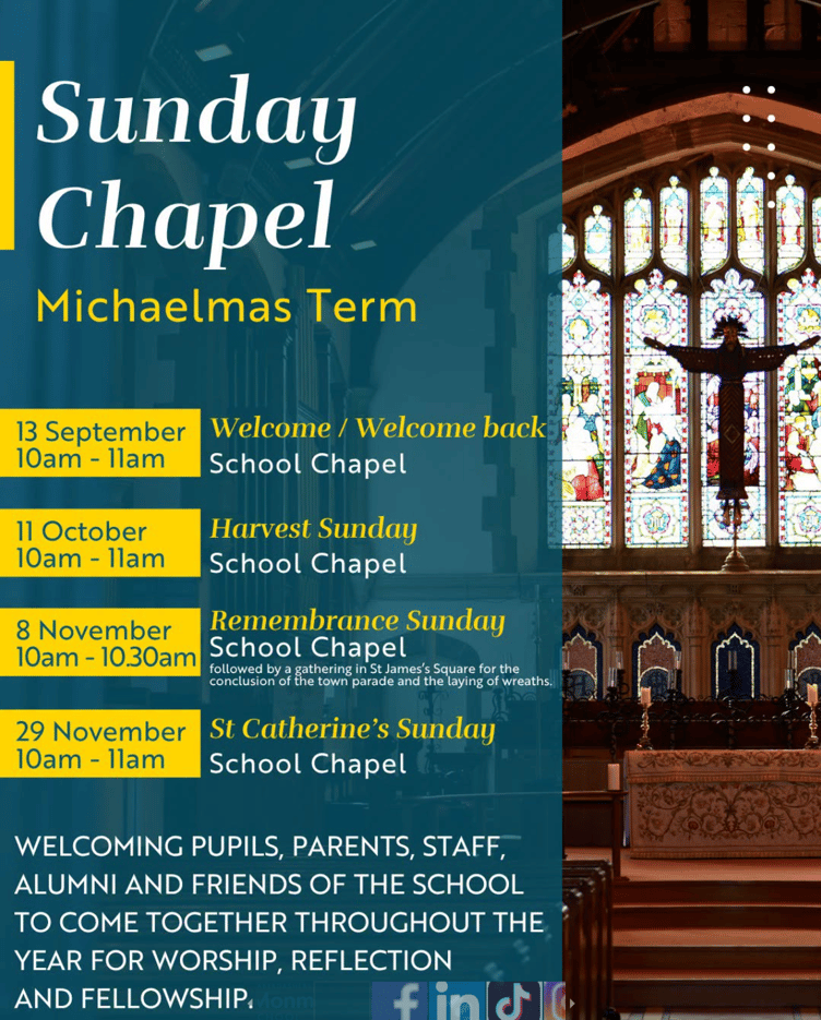 Sunday Chapel services