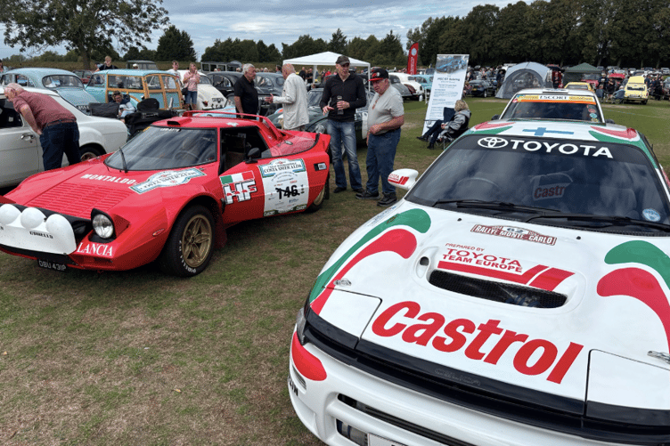 Rally cars were among the wide variety of vehicles attracting visitors to the Newent Car and Classic on Sunday.
