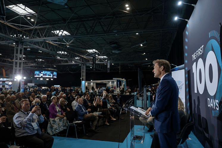 Reform UK deputy leader Richard Tice outlined the party’s proposals for farming and food security at its annual conference in Birmingham.