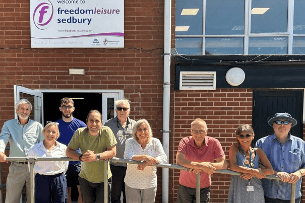 Forest of Dean District Council cabinet members at Freedom Leisure Sedbury.