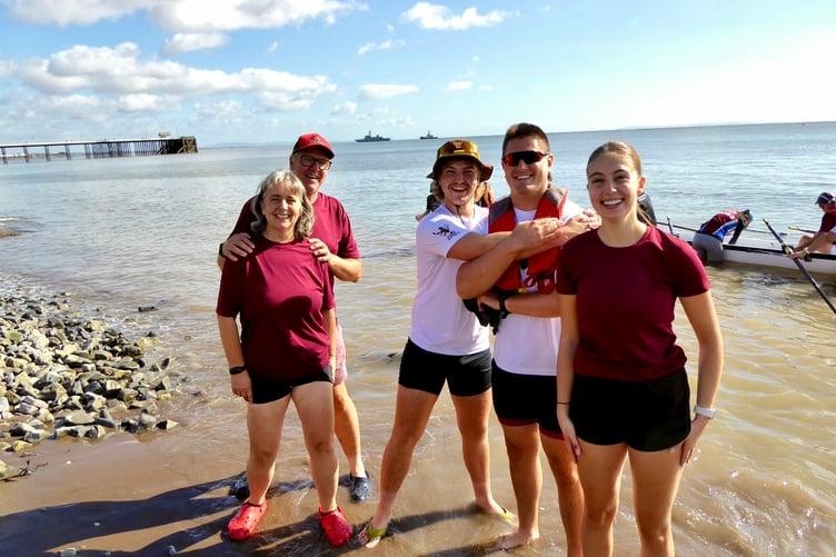 It was a family affair for the Hole family who raced a boat coxed by Roan