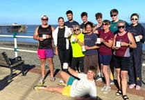 Rowers go Med in Penarth as sea glitters in the sun