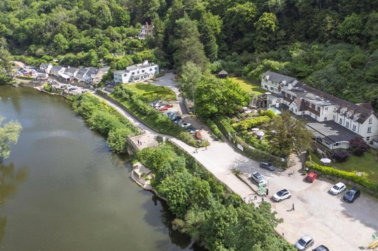 An aeriel view of Symonds Yat East.