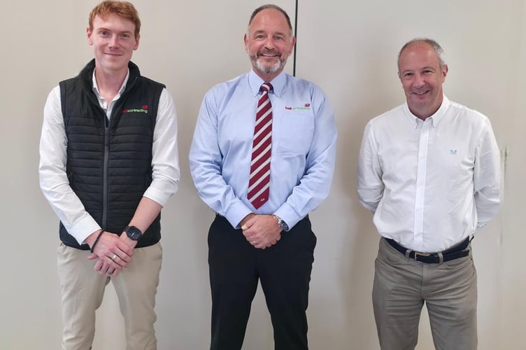 Rob Challingsworth, Pete Bell and Paul Wood are the trustee of the new Bell Contracting Employee Ownership Trust.