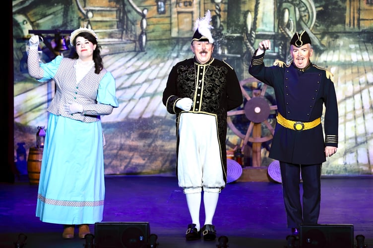 The Admiral holds forth in HMS Pinafore
