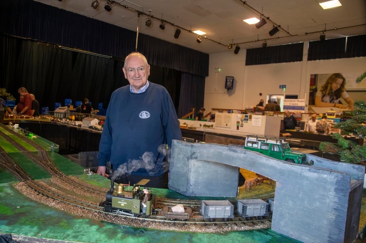 Dave Fisher of the Forest of Dean Model Railway Club..