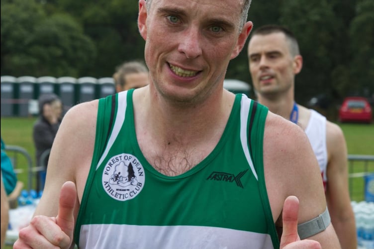 Marcus Bennetto was the first Forest runner home.