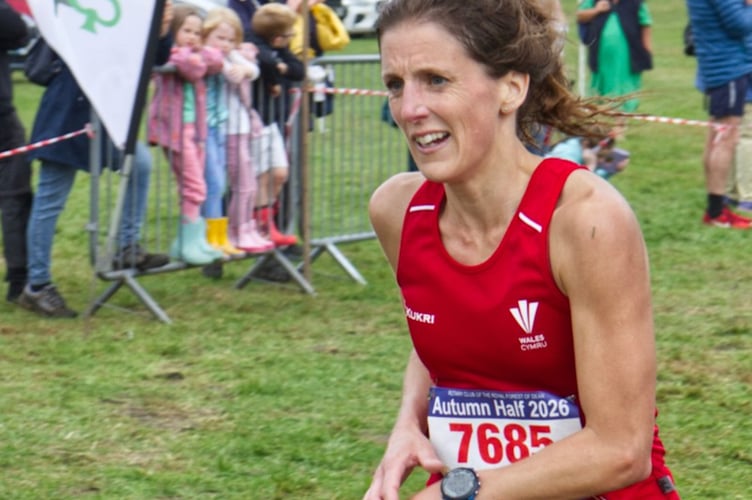 Gemma Moore was the first woman to finish.
