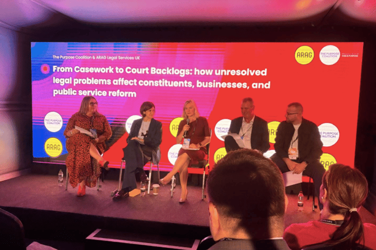 Matt Bishop MP took part in a discussion on how unresolved legal problems affect constituents, businesses and public services at the Labour Party Conference.