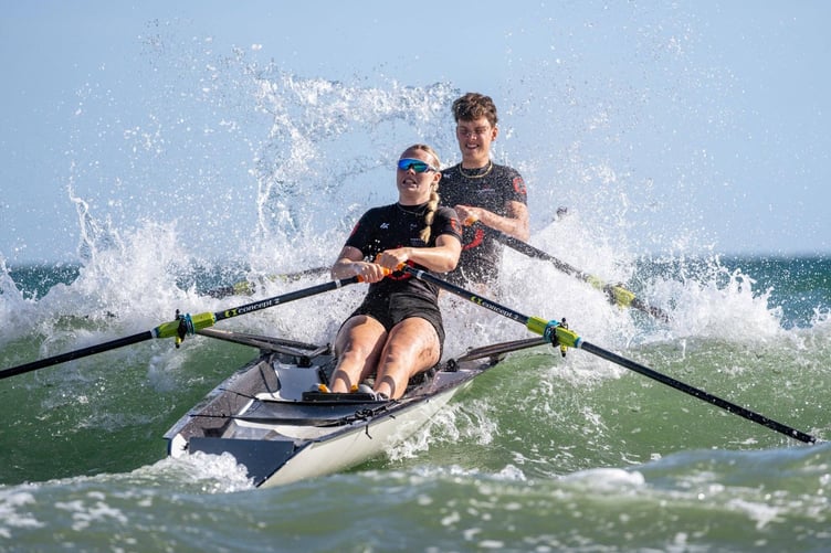 Hartpury College students enjoyed an impressive medal-winning performance at the British Rowing Beach Sprint Championships.