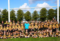 Berry Hill RFC juniors receive new kits from Rotary Club