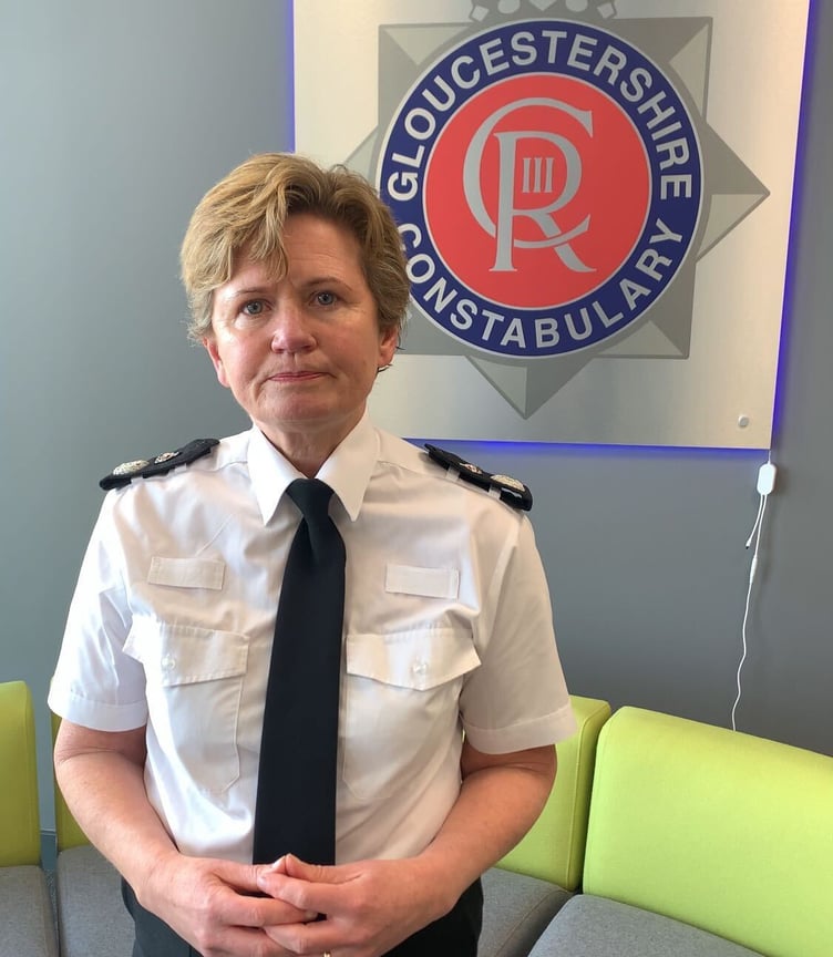 Temporary Chief Constable of Gloucestershire Maggie Blyth.