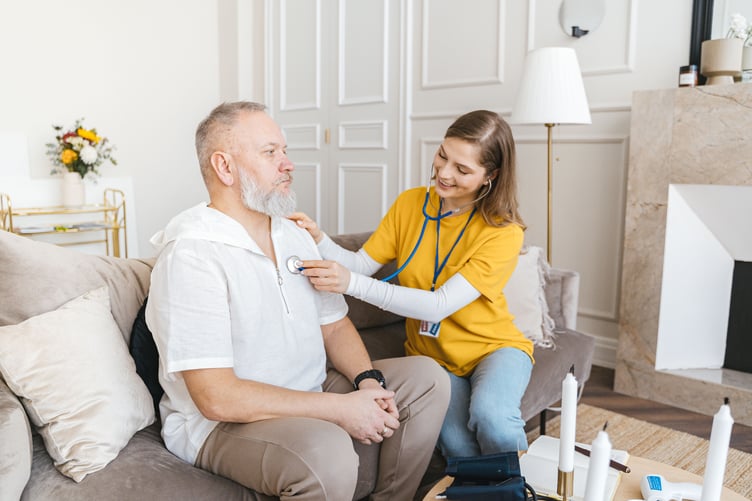 Carer stock image
