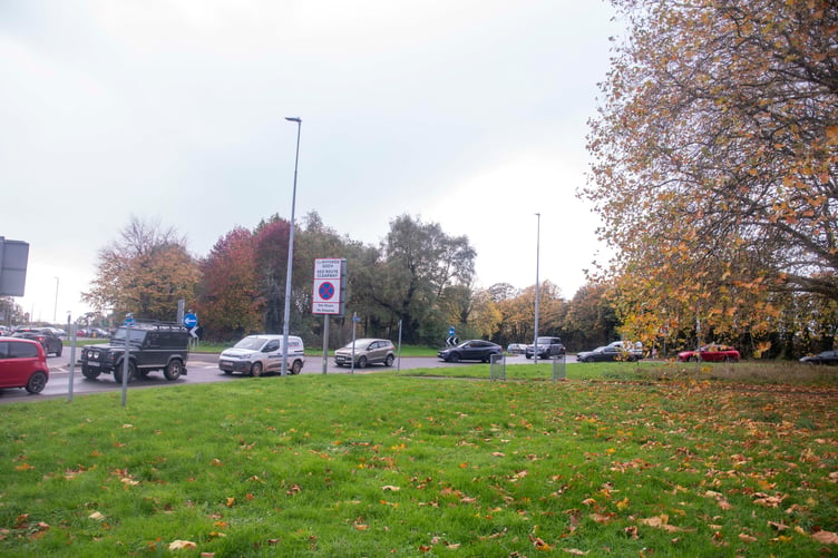 Traffic queues are a regular feature at the High Beech roundabout.