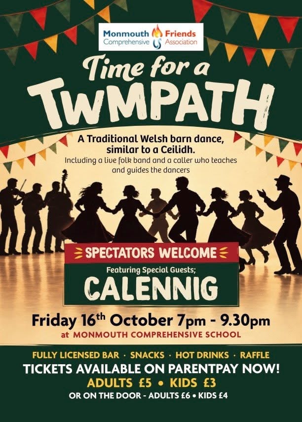 It's Time for a Twmpath at Monmouth Comprehensive