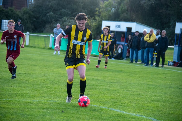 Pierce Clarkson was among Westbury United's scorers. Library picture.