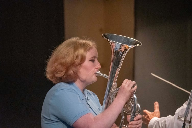 Abigail playing On My Own from Les Miserables, her first horn solo with the training band