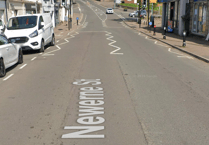 Temporary road closure in Lydney on Newerne Street