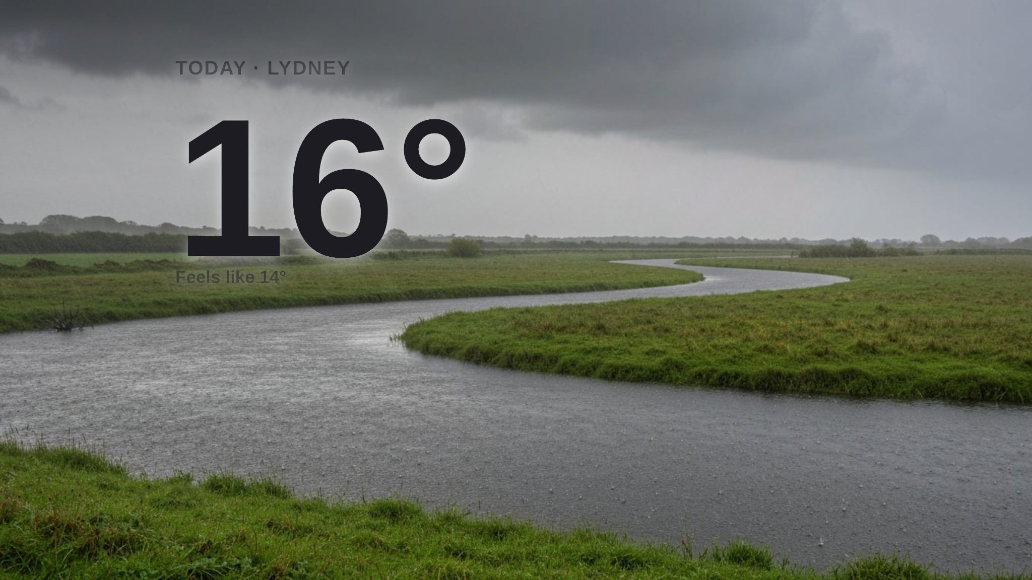 Heavy rain on the way for Lydney - here's your Monday forecast