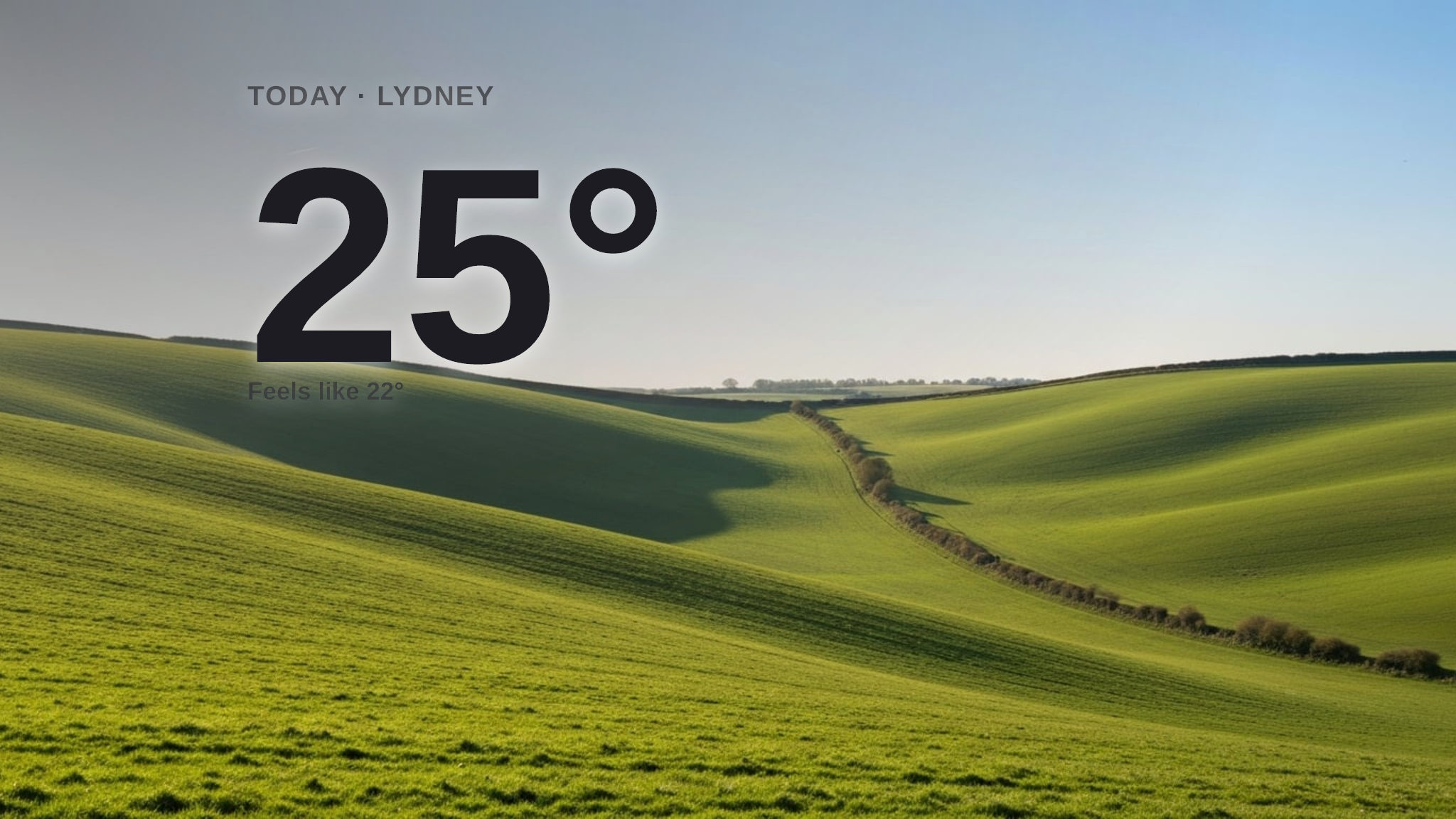 Lydney weather: sunny Tuesday with little chance of rain and a high of 25°C