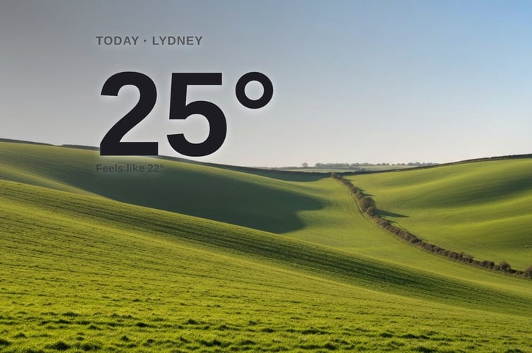 Lydney weather: sunny Tuesday with little chance of rain and a high of 25°C