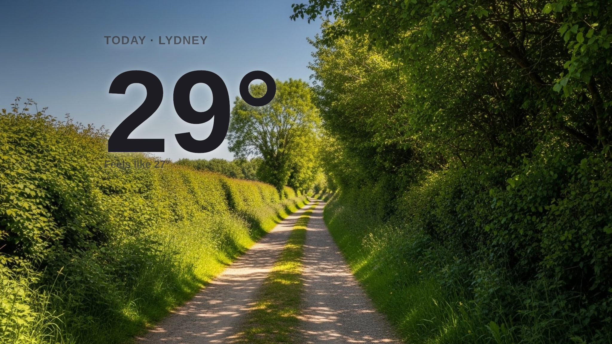 Sunny skies for Lydney today - here's what to expect
