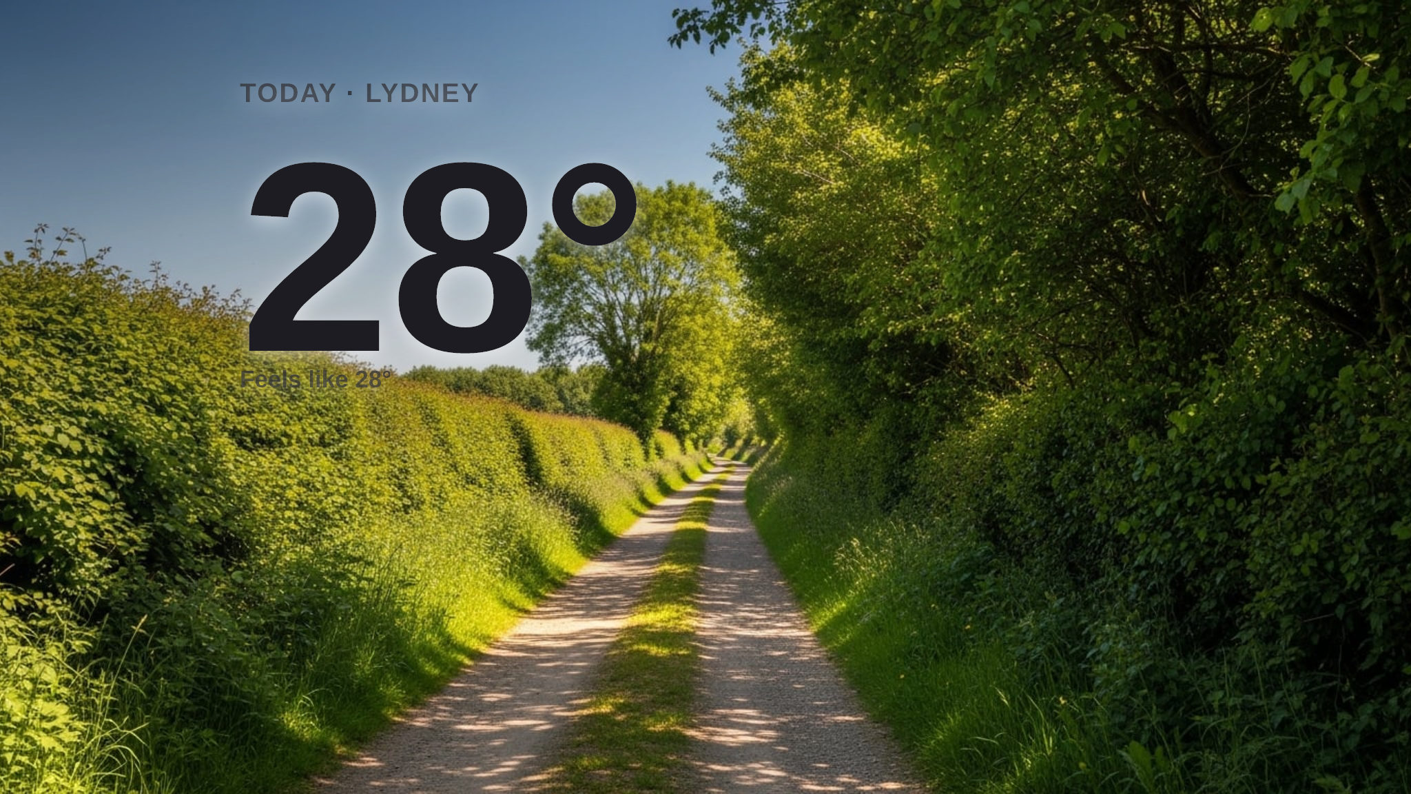 Sunny skies for Lydney today - here's what to expect