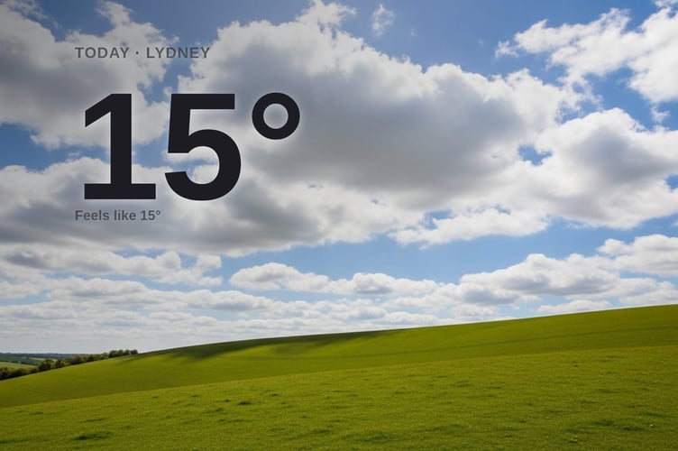 Lydney weather: partly cloudy Friday with little chance of rain and a high of 15°C