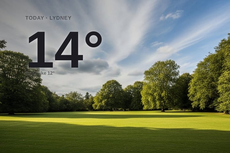 Lydney weather: cloudy Thursday with rain expected and a high of 14°C